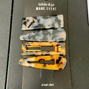 4 HAIR CLIPS BY HILDE & JO